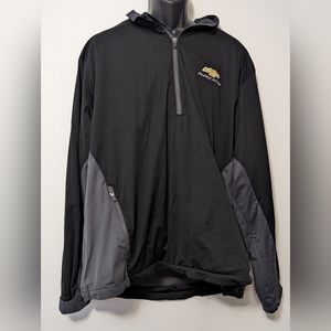 Men's NorthEnd Sports Ezem Chevrolet Racing  Bowtie Quarter Zip Black Jacket